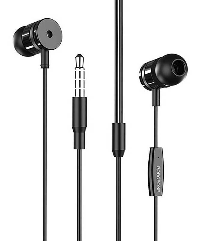 

Наушники вакуумные проводные с микрофоном BOROFONE BM31 Черный (BM31)