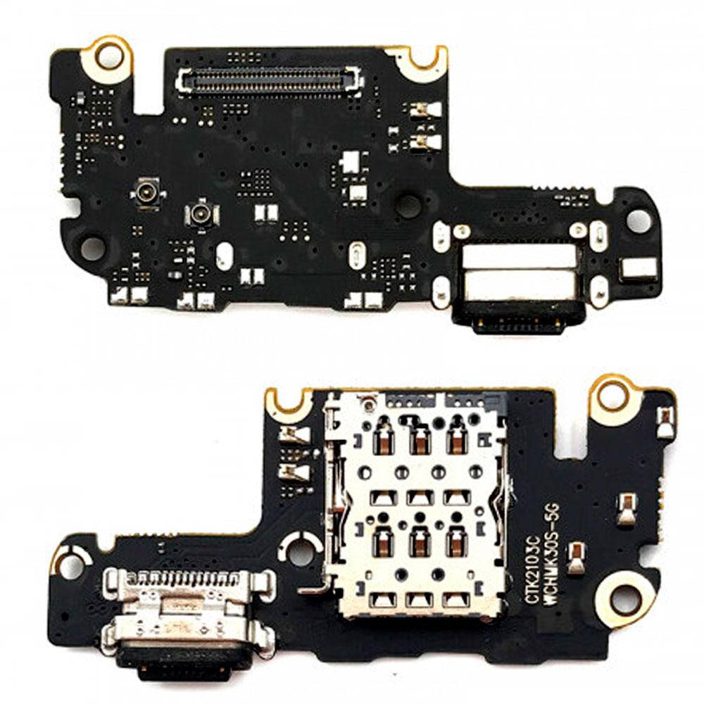 

Нижняя плата Xiaomi Mi 10T Pro 5G с разъемом зарядки и микрофоном