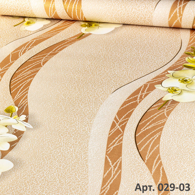 

Обои бумажные для Спальни Бежевые с орхидеями 53см х10м 029-03/8136-06/6517-05/057-03, Бежевый