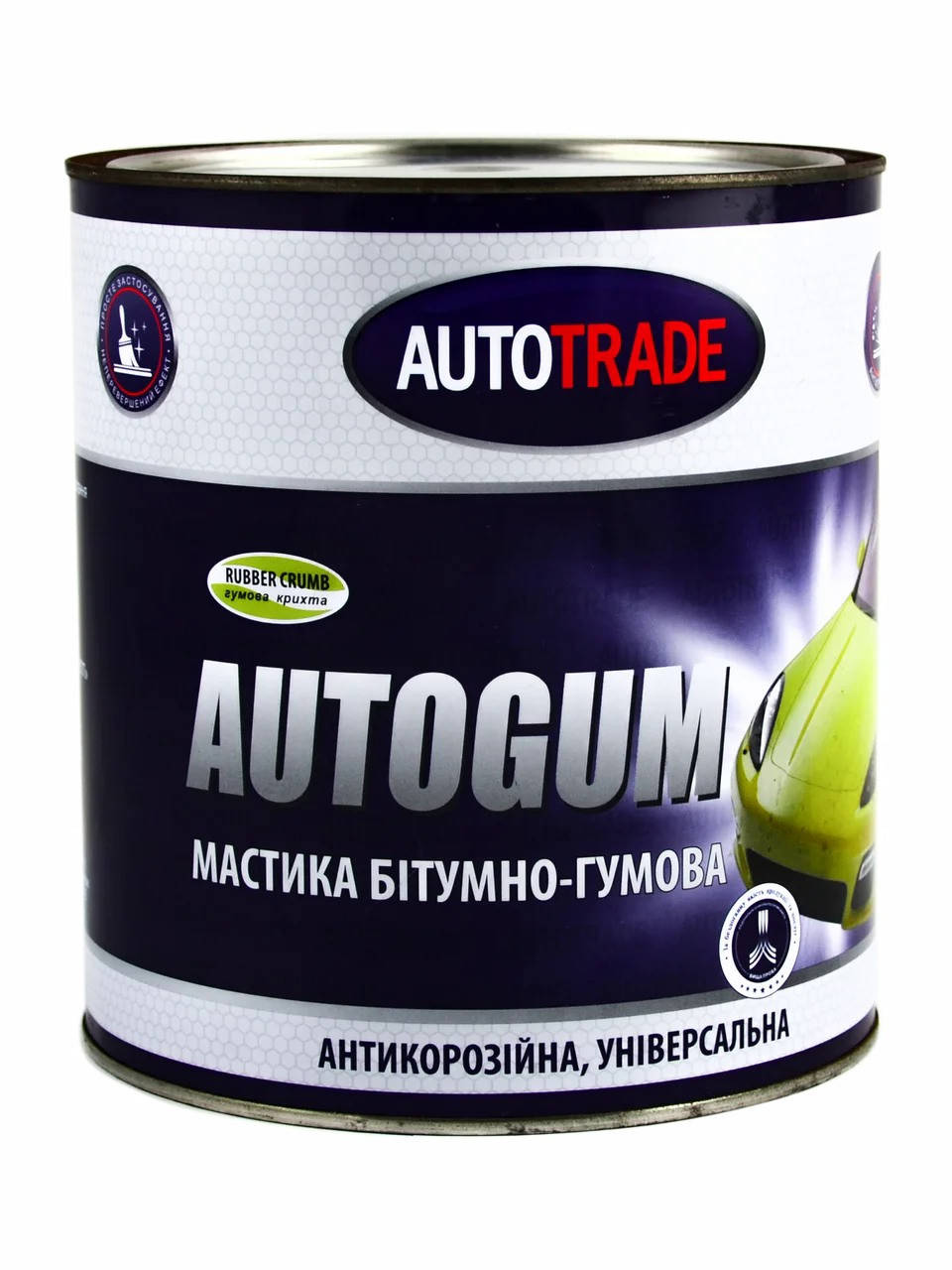 

Мастика резино-битумная 5л (4,3кг) Autotrade, Черный