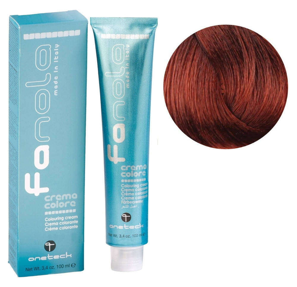 

Крем-краска для волос Fanola №6/44 Dark blonde intense copper 100 мл (3005Gu)