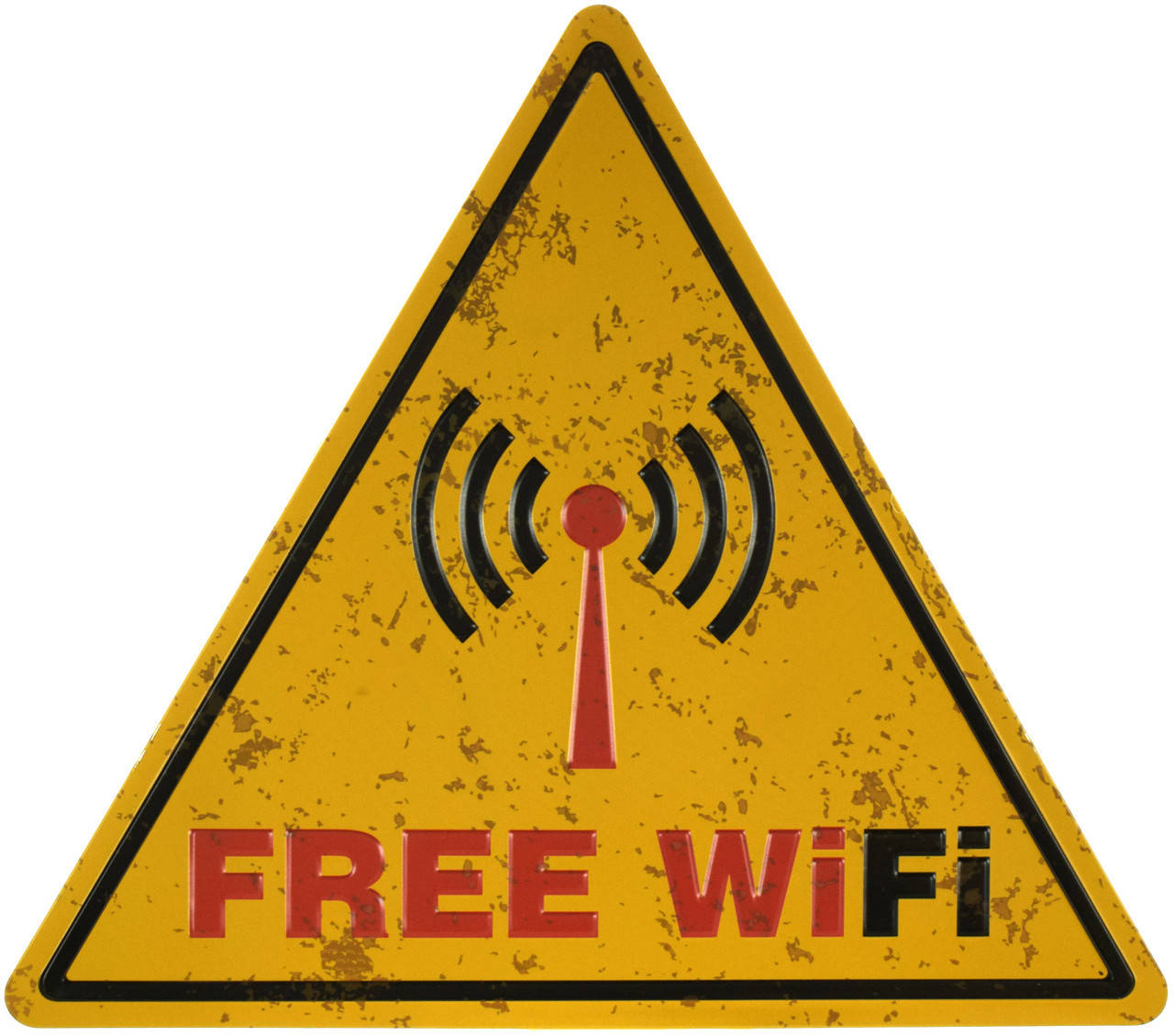 

Металлическая табличка "Бесплатный Вай-Фай / Free Wi Fi" (ms-001338)