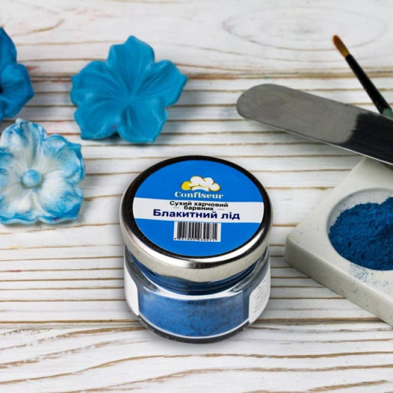 

Сухой универсальный краситель Confiseur "Голубой лед"