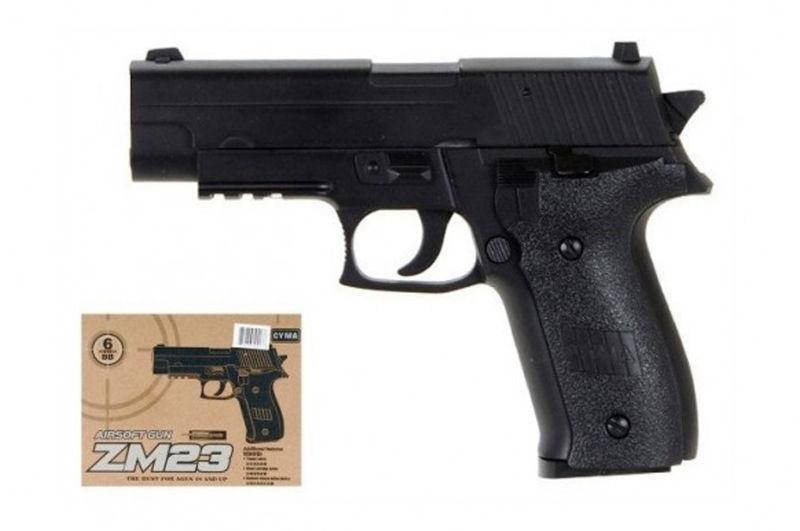 

Пистолет CYMA ZM23 шары, металлический, коробка