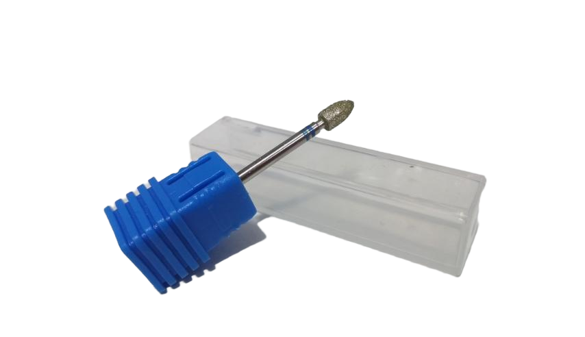 

Фреза насадка алмазная Пуля для маникюра, синяя, Синий