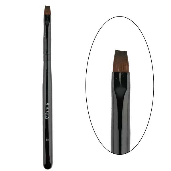 

Кисть для геля Saga Professional № 4, прямая