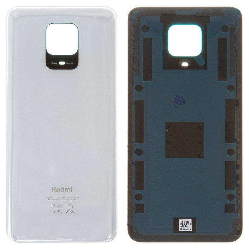 

Задня панель корпуса для Xiaomi Redmi Note 9 Pro, біла, 64 Мп, M2003J6B2G