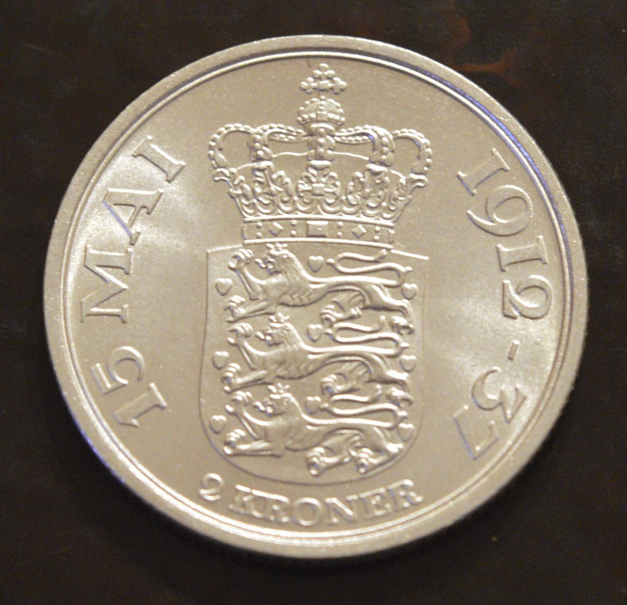 

Дания 2 кроны 1937 г (Серебро) 1