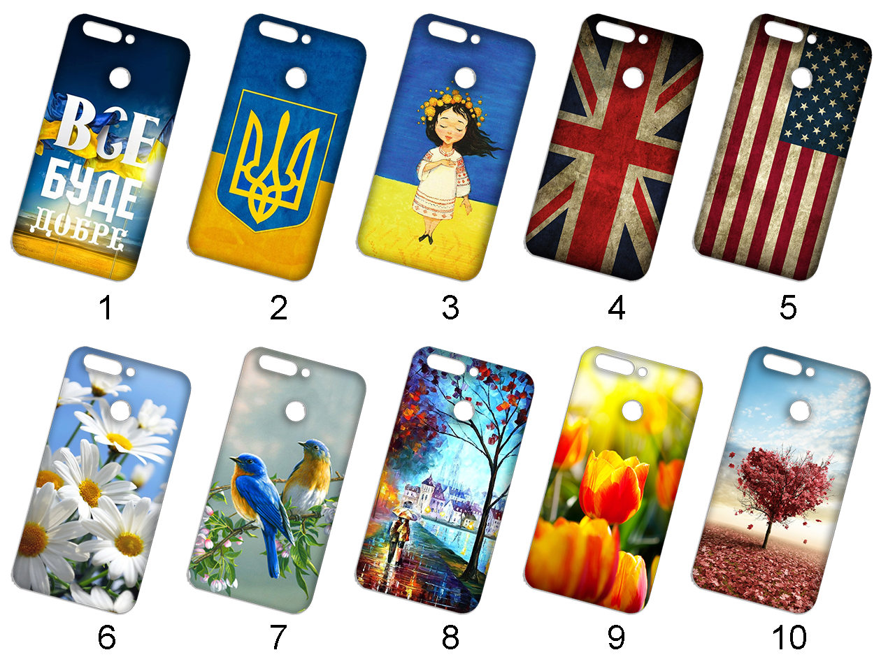 

Силиконовый чехол с рисунком для Huawei Honor 8 Pro / Honor V9