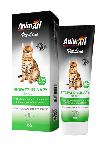 

AnimAll VetLine фитопаста Уринари для кошек 100 мл