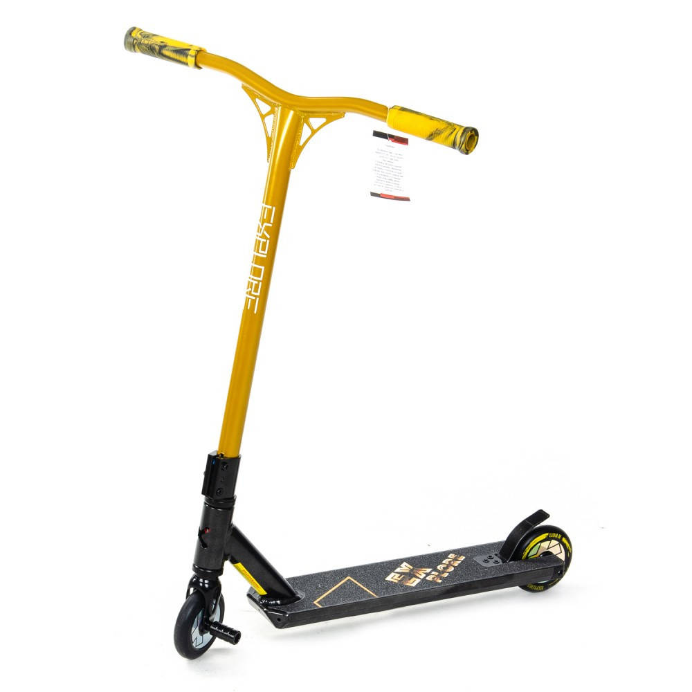 

Трюковый самокат Explore SPADE DELUXE NEW (золото), Золотистый