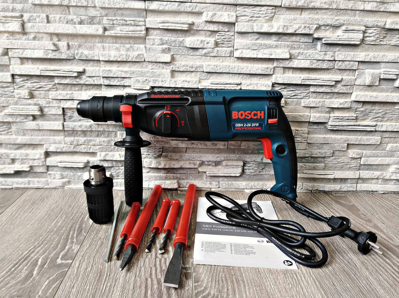 

Перфоратор Bosch GBH 2-26 DFR ✔ Объёмные Буквы!✔ ЭНЕРГИЯ УДАРА 2.7кДж