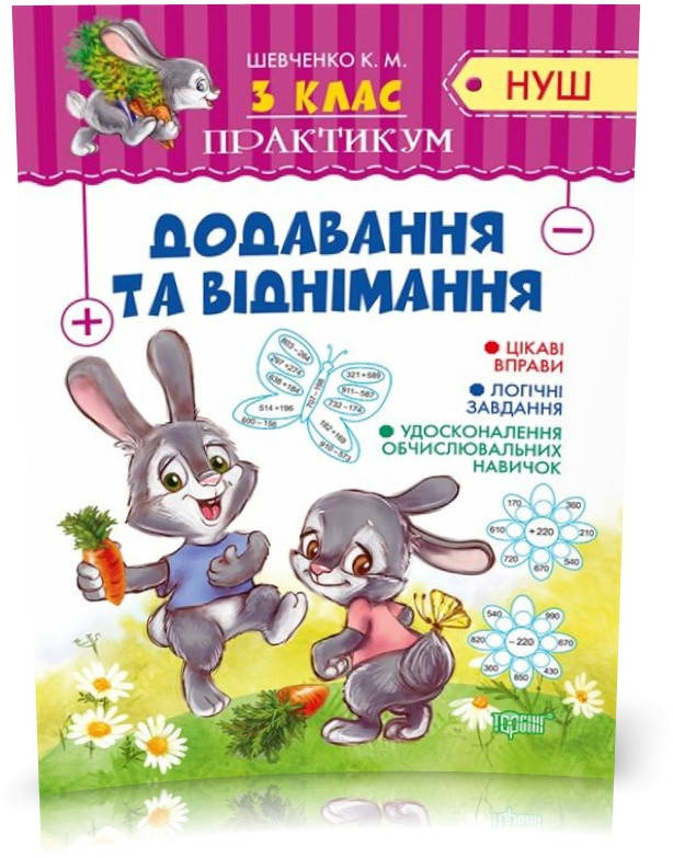 

3 клас. Практикум. Додавання та віднімання (Шевченко К.М.), Торсинг