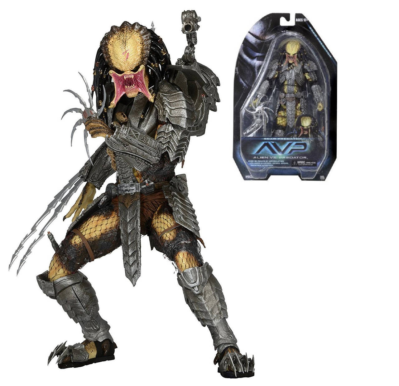 

Фигурка хищник "Шрам без маски" - Scar Predator, Neca, серия 14
