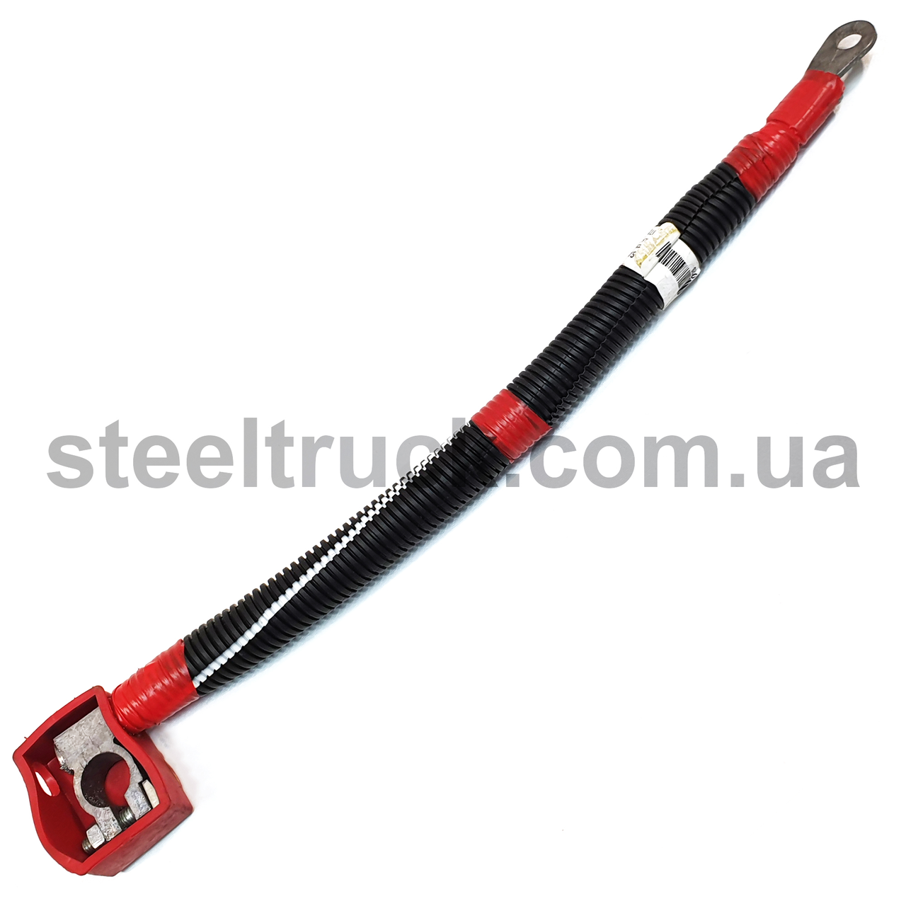 

Клемма с пыльником + кольцо в гофре L = 43 см