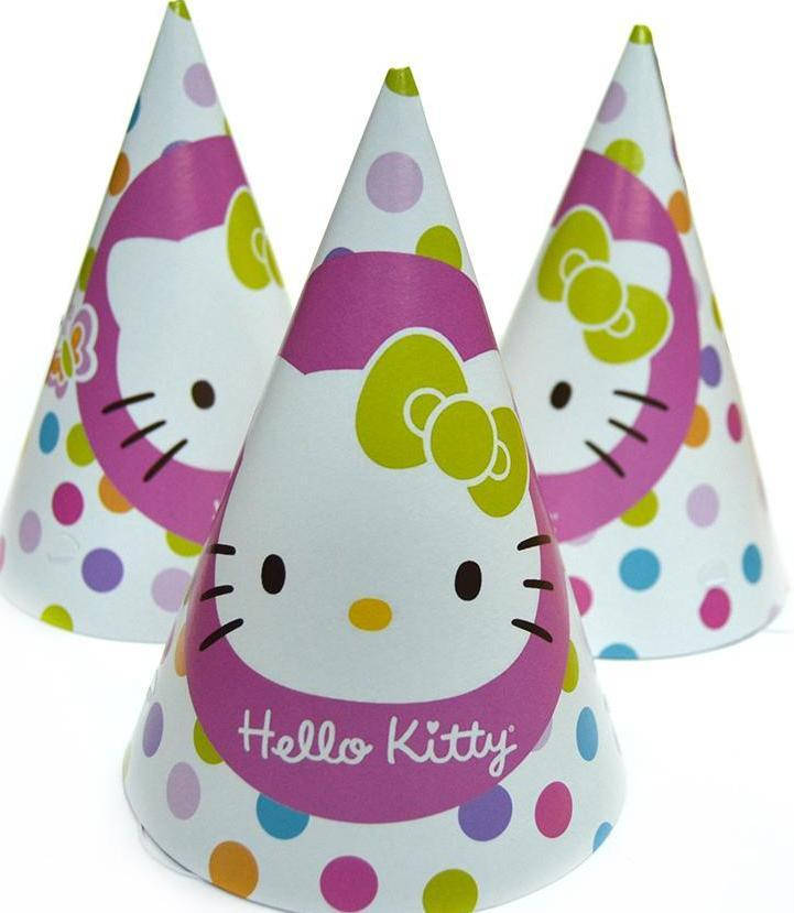 

Колпак праздничный 15см, "Хеллоу Китти"