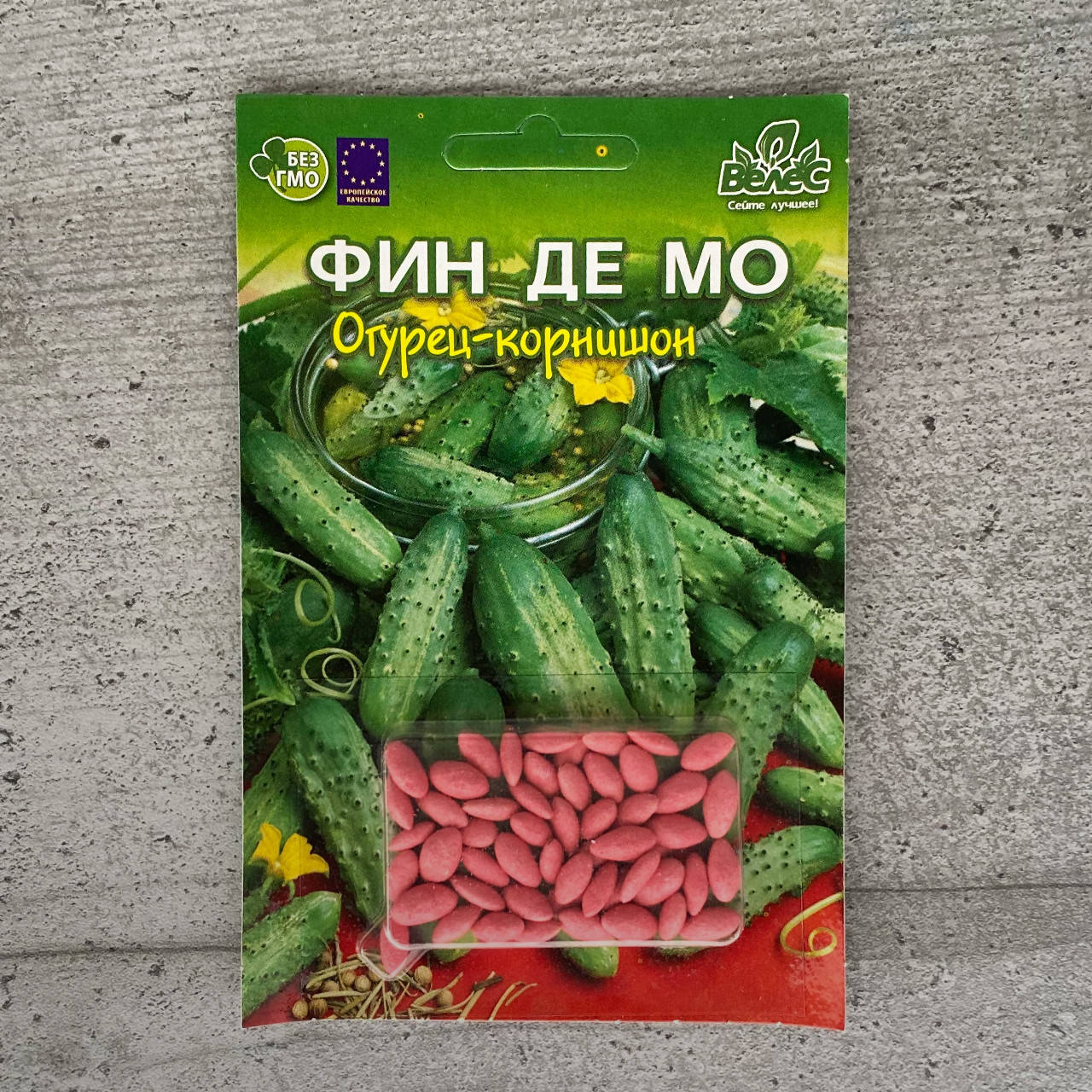 

Огурец-корнишон Фин де Мо 50 шт инкрустированные семена Велес