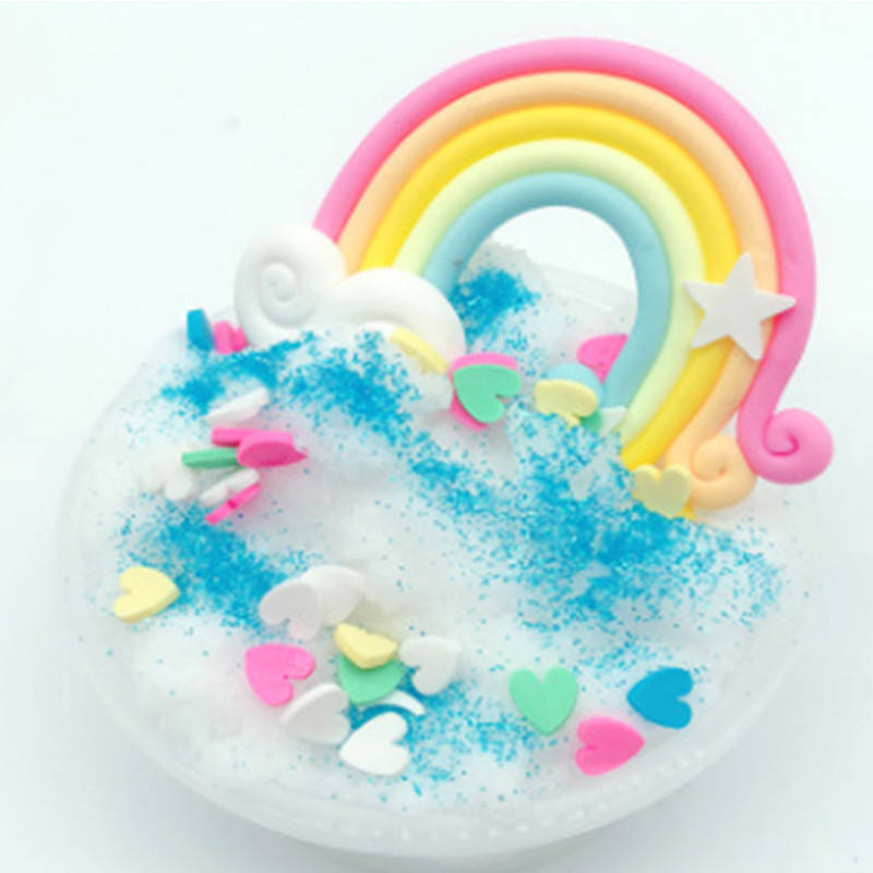 

Rainbow snow slime / Радужный слайм