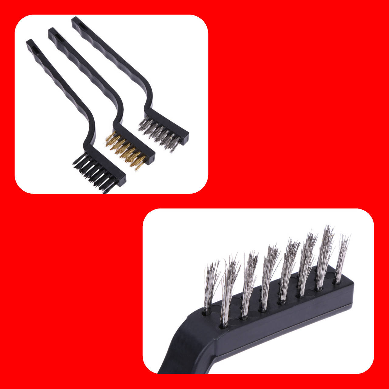 

Щітка сталева для миття інструментів, борів "Begreat" (Fiomex) 1шт.