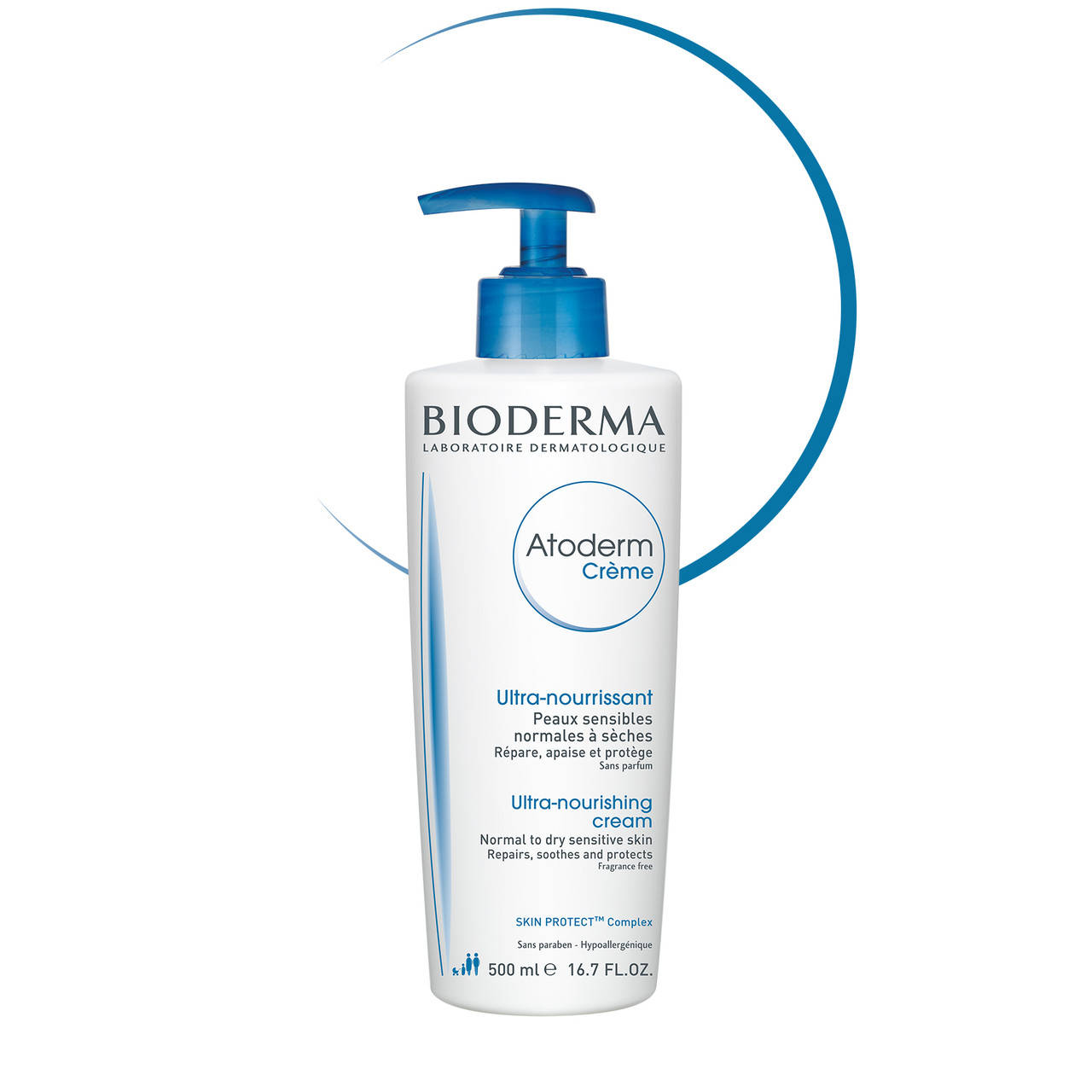 

Биодерма Атодерм питательный и увлажняющий крем, Bioderma Atoderm Ultra-Nourishing Cream, 500 мл.