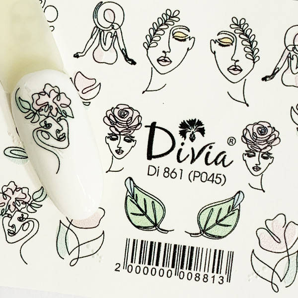 

Divia Наклейки "Рельєф" Di861 №Р045