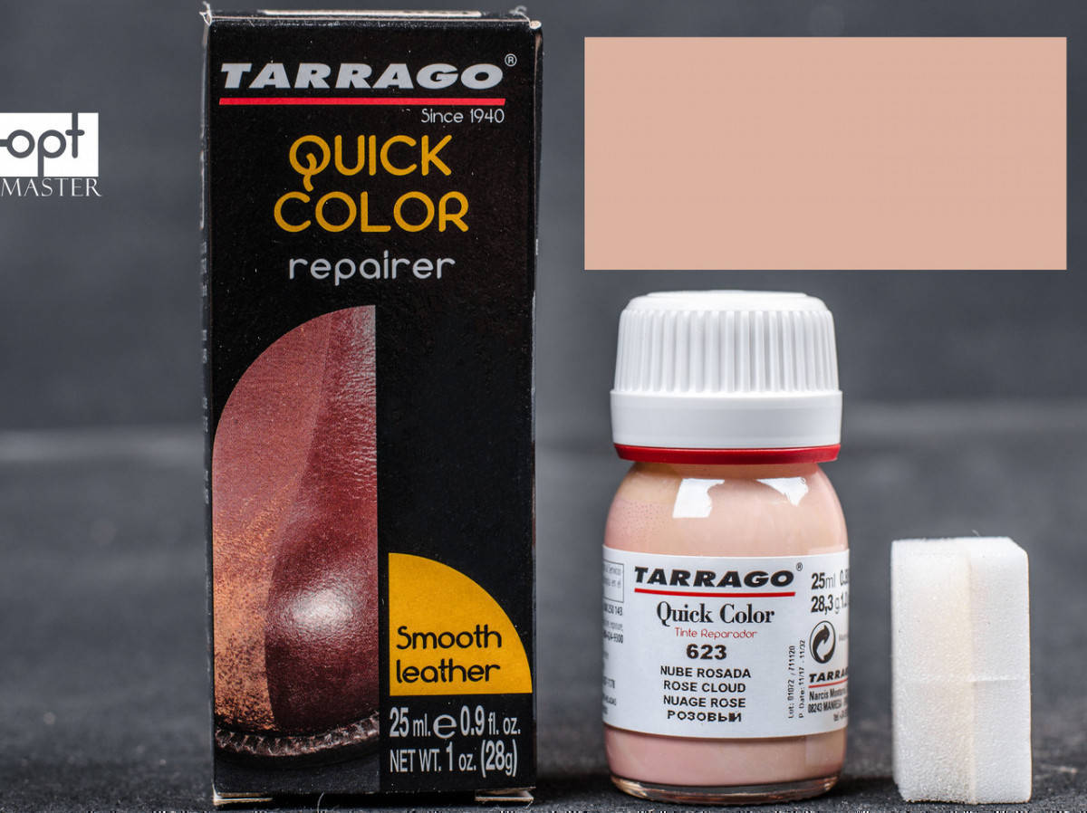 

Краска для кожи цв.розовое облако Tarrago Quick Color, 25 мл,TDC83(623), Розовый