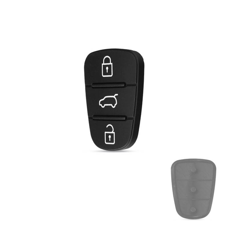 

Кнопки для выкидного ключа Hyundai IX35 I30; KIA K2 K5, 3 кнопки, резиновые