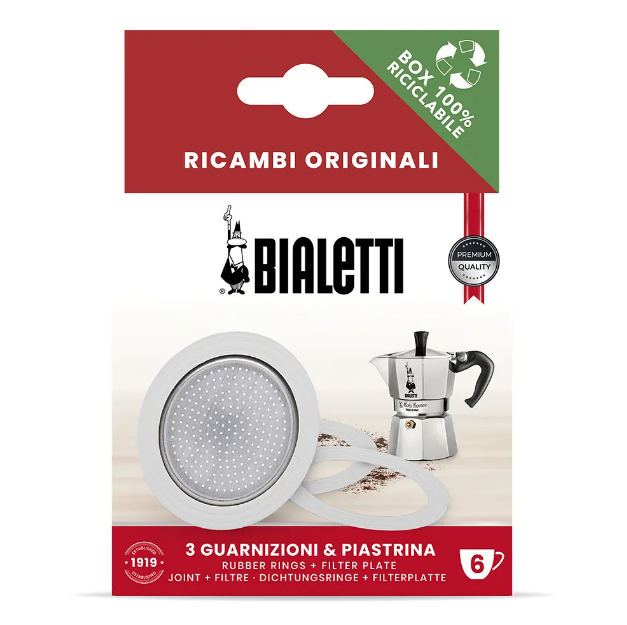

Прокладки для гейзерной кофеварки Bialetti Moka Express 6 чашек
