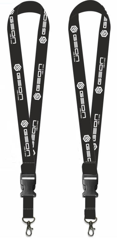 

Шнурок для ключів Geon black, Черный