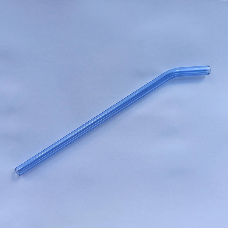 

Стеклянная трубочка Голубой