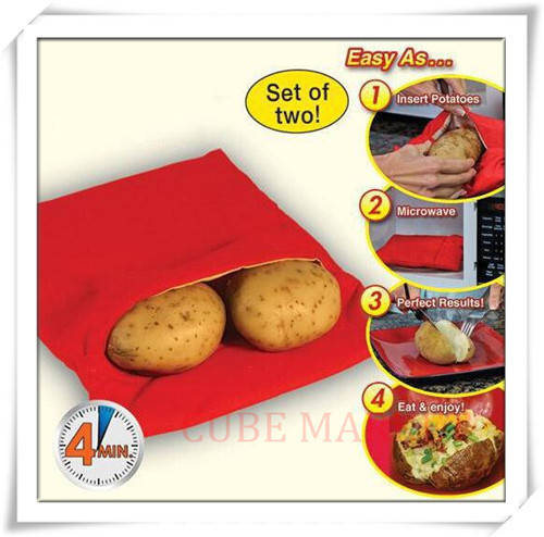 

Мешок для запекания картофеля в микроволновой печи Potato Express, Красный