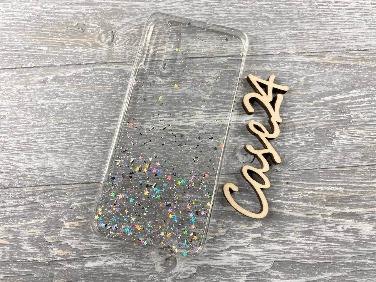 

TPU чехол Star Glitter для Samsung Galaxy A30s прозрачный