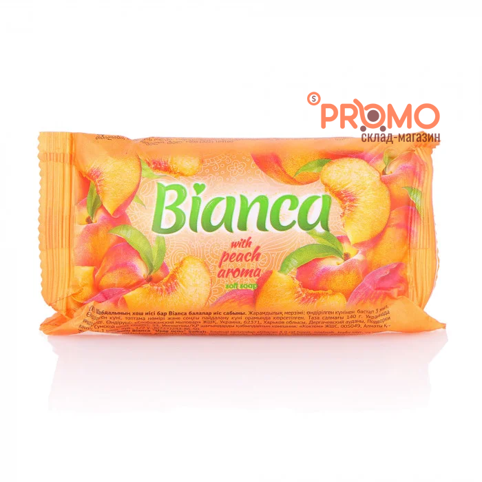 

Мыло твердое Bianca Peach aroma, 140г.