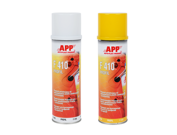 

APP F410 Profil Spray Препарат проникаючий для захисту замкнутих профілів, Янтарный