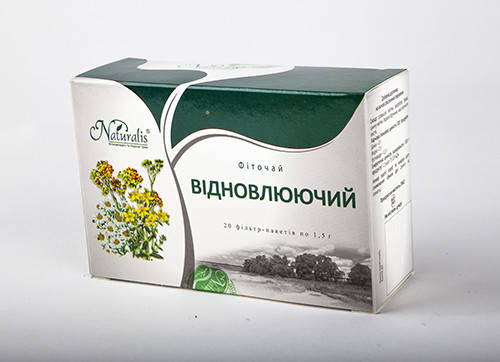 

Фиточай Восстанавливающий (для нормализации функционирования нервной и иммунной)20ф/п ТМ "Naturalis"