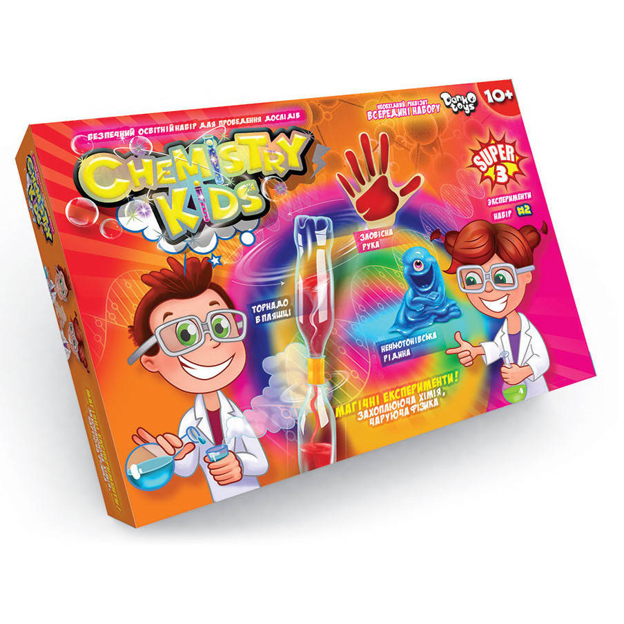 

Детский набор для проведения опытов Danko Toys CHEMISTRY KIDS CHK-02-02U