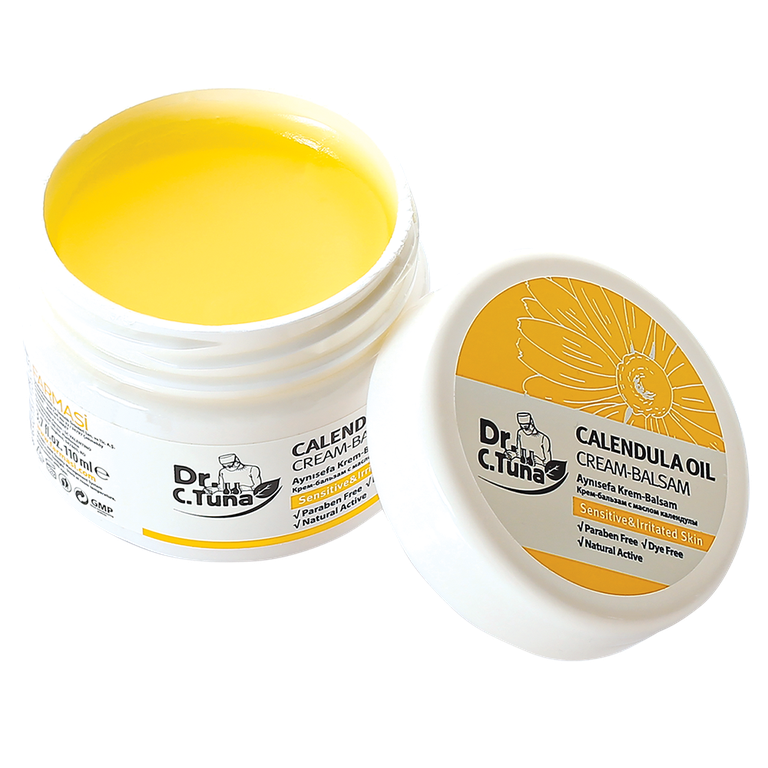 

Крем-бальзам для проблемной кожи с маслом календулы Dr. Tuna Farmasi.