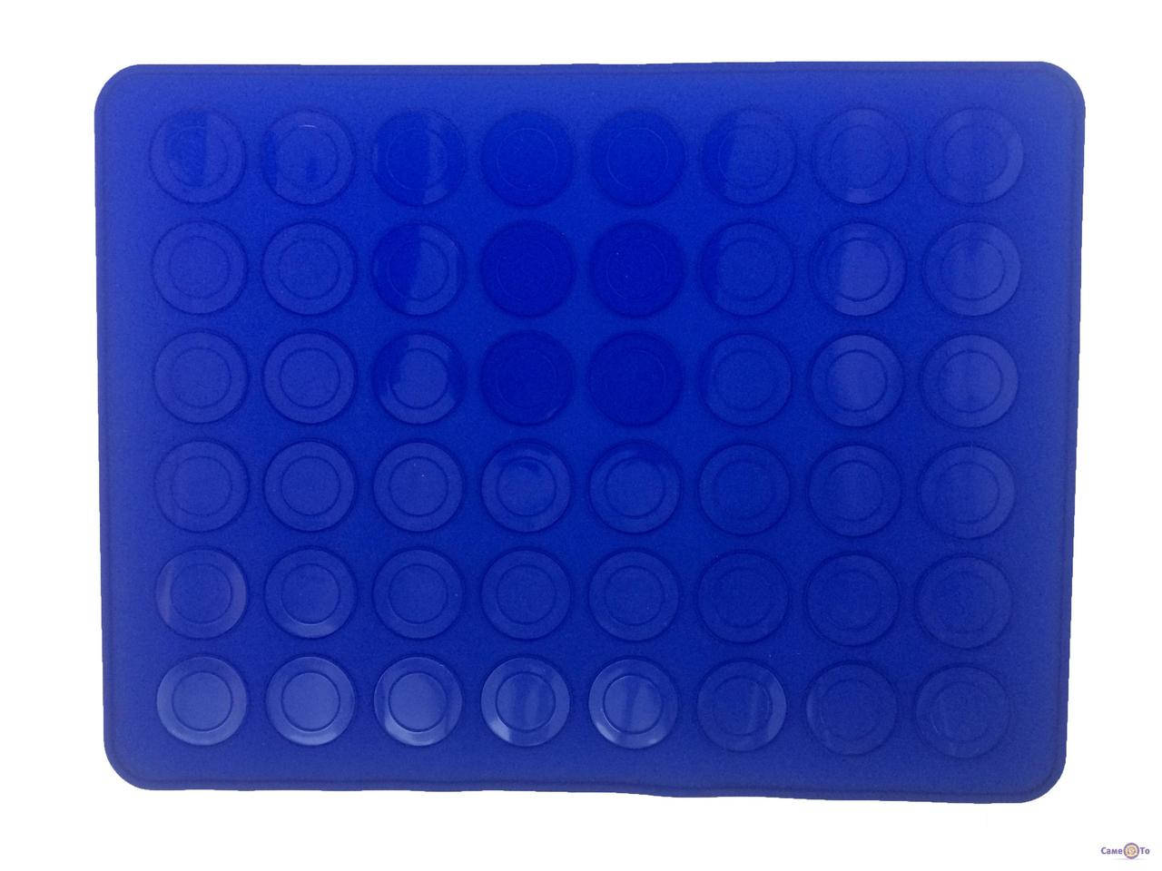 

Коврик с бортиком и разметкой для отсадки печенья macarons, макаронс, макарон, макарунс,