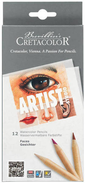 

Набор акварельных карандашей Artist Studio Line "Портрет", 12шт., мет. коробка, Cretacolor