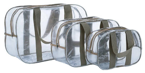 

Набор прозрачных сумок в роддом