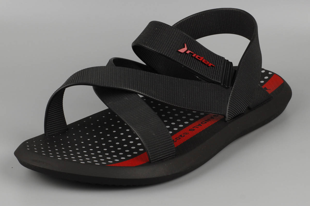 

Сандалии босоножки мужские черные Rider R1 AD 11566-20542 Райдер Размеры 45.46, Черный