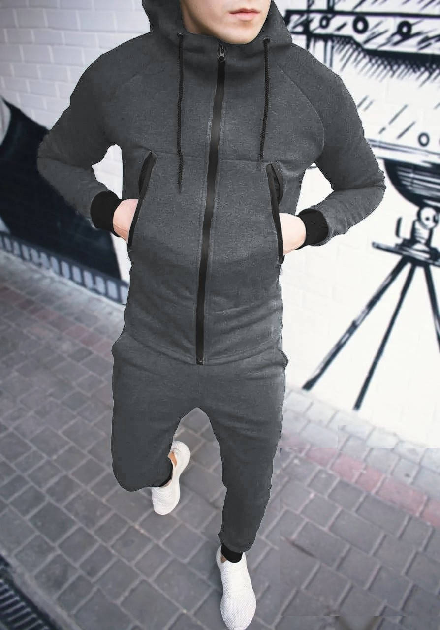 

Мужской спортивный костюм "Grey" серый