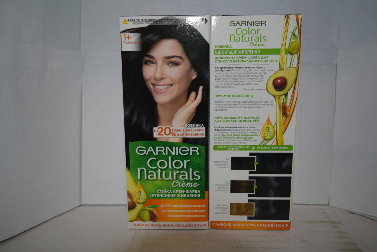 

Краска для волос Garnier Color Naturals 1+ (Ультрачерный)