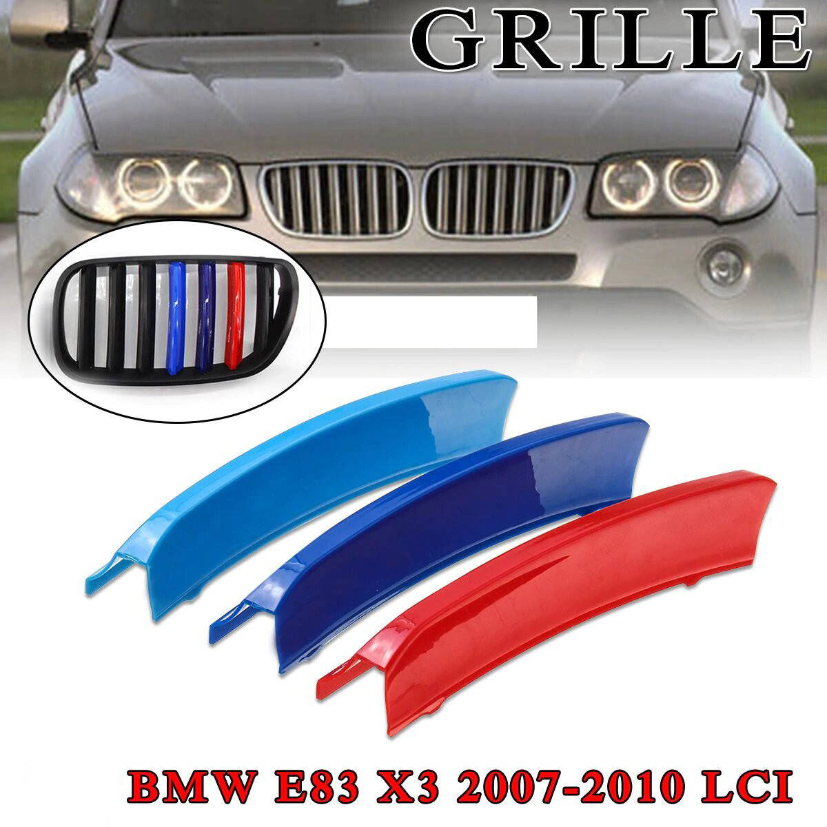 

Пластиковые накладки в М стиле на ноздри bmw x3 e83 2007-2010г.в.
