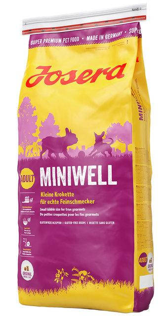 

Josera Miniwell 15 кг - корм для взрослых собак мелких пород