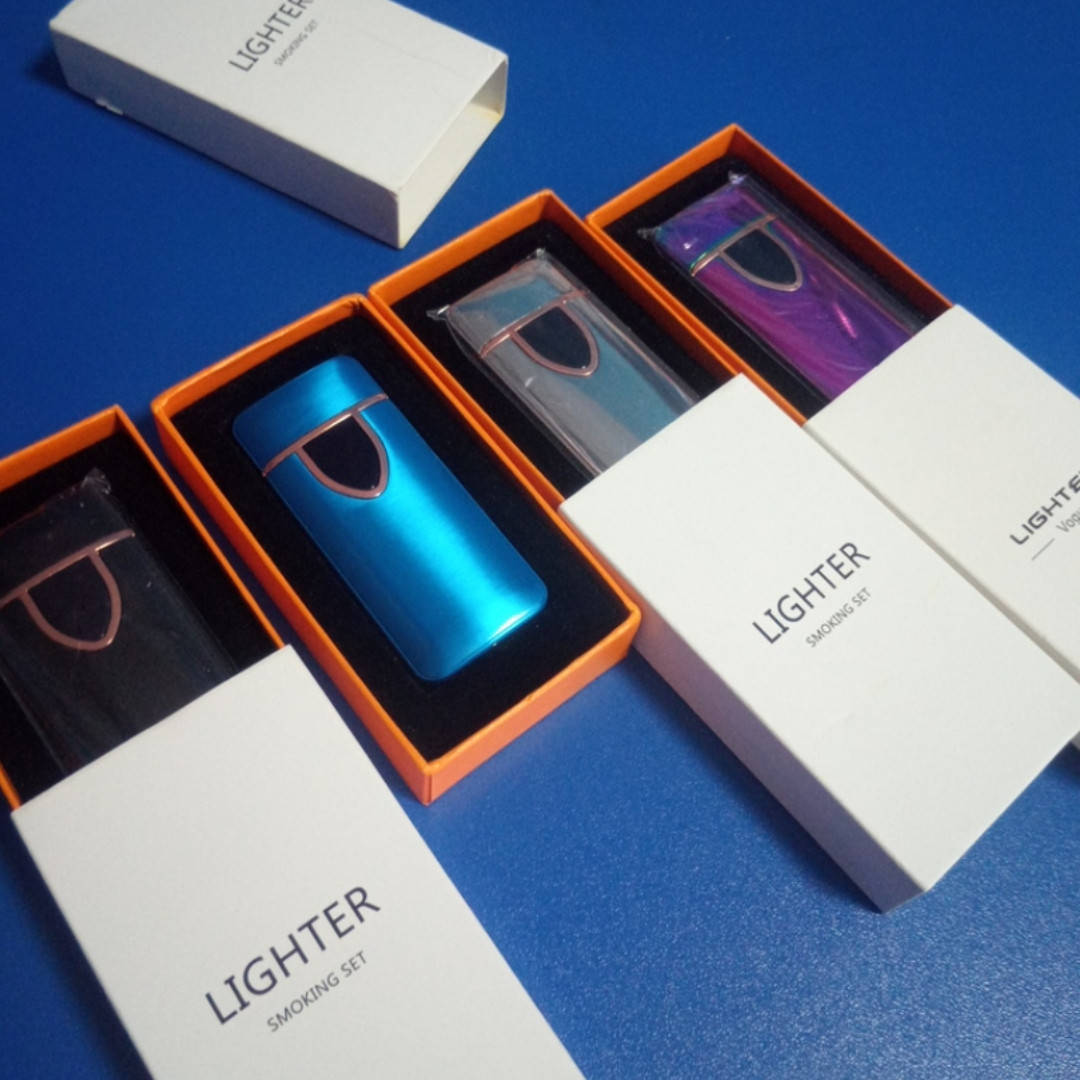 

Спиральная сенсорная электрическая USB зажигалка Lighter, Разные цвета