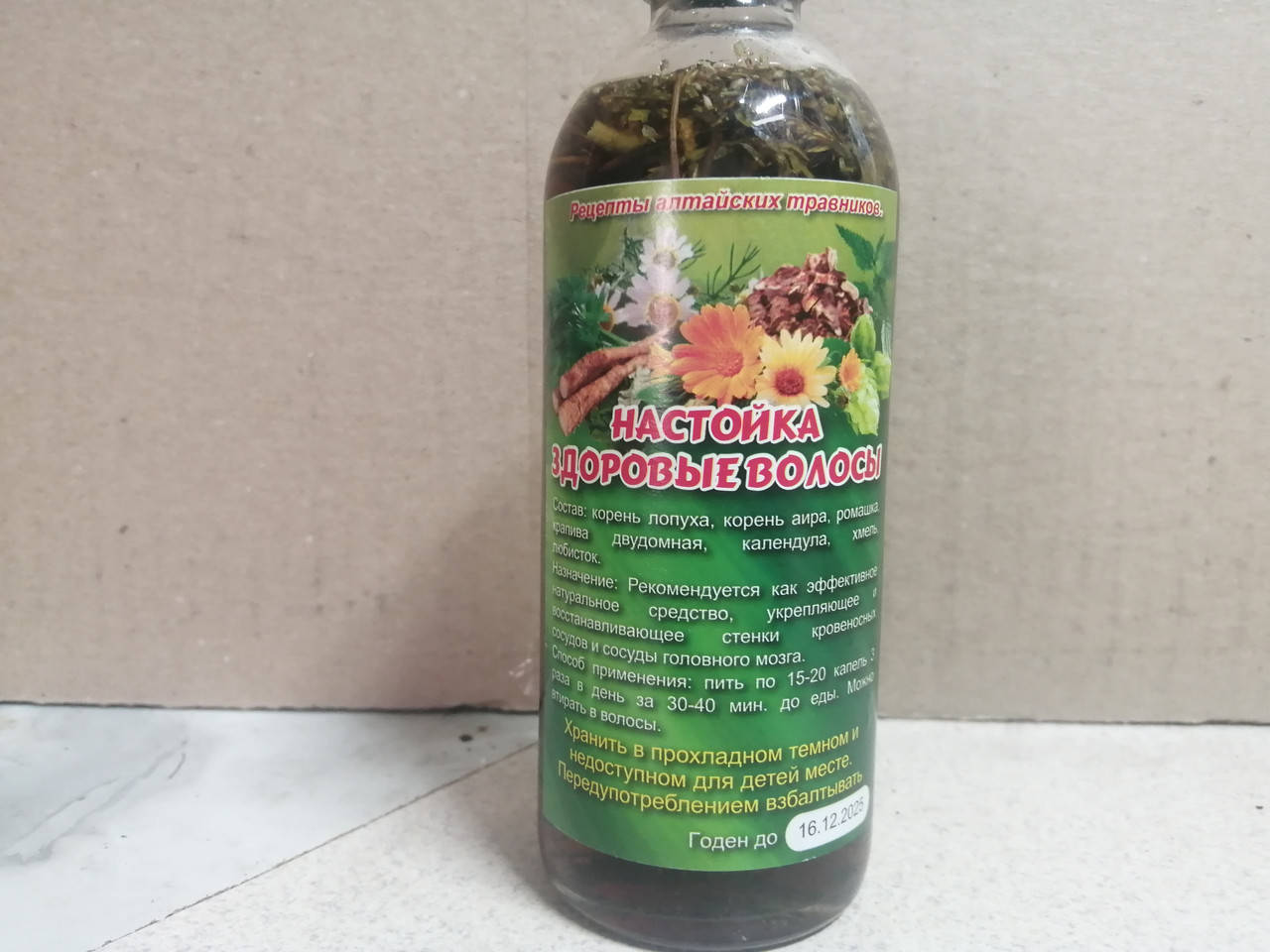 

Настойка Здоровые волосы, 250 мл