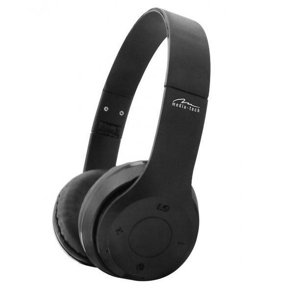 

Наушники без проводов Media-Tech Epsilion BT Radio FM + SD Черный