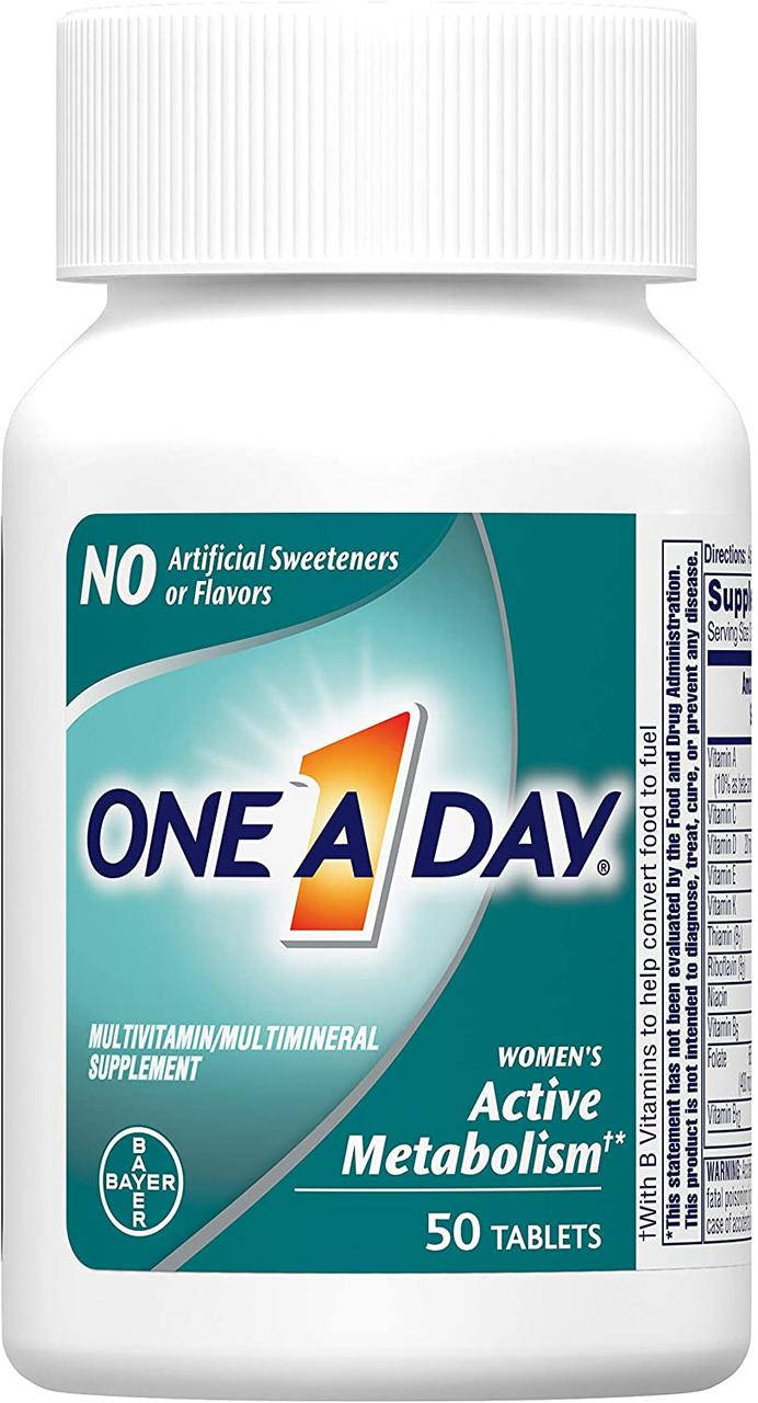 

Bayer One A Day Women's Active Metabolism 50 таблеток
