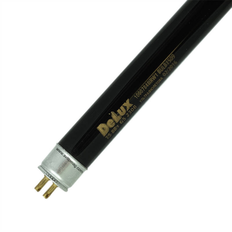

Лампа люминесцентная ультрафиолетовая T5 8w/08 BLB DELUX G5d